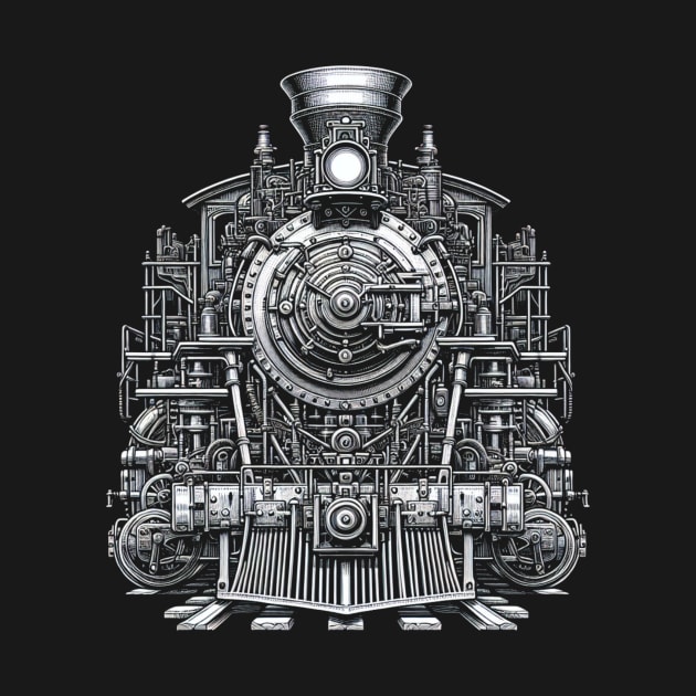 Steampunk Locomotive by OddlyNoir