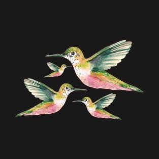 Birds watercolor  mirroring T-Shirt