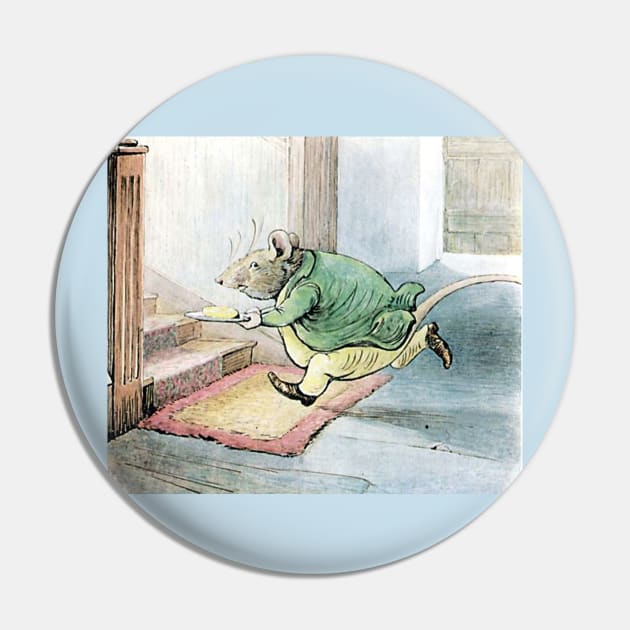 Rat Escaping with Butter - Tale of Samuel Whiskers - Beatrix Potter Pin by forgottenbeauty