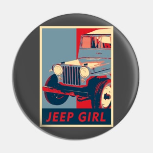 Jeep Girl Pin