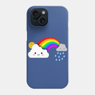 Super Cute Clouds and Rainbow Phone Case