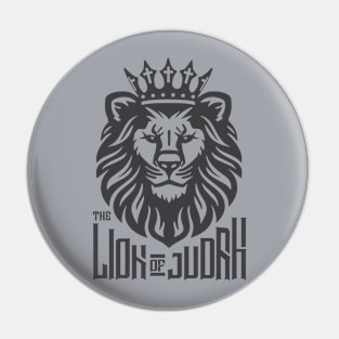 The Lion of Judah - Jesus Christ - Christian T Shirt - Lion Pin