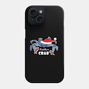 Christmas Father Blue Crab Matching Family Holiday Picture Phone Case