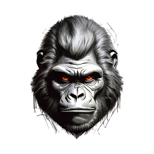 Primal Fury: Eye of the Enraged Gorilla! by Artified Studio