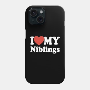 I love My Niblings For Aunts And Uncles Phone Case