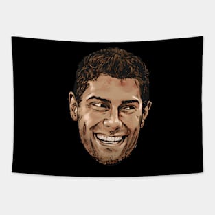 Jimmy Garoppolo Las Vegas Portrait Tapestry