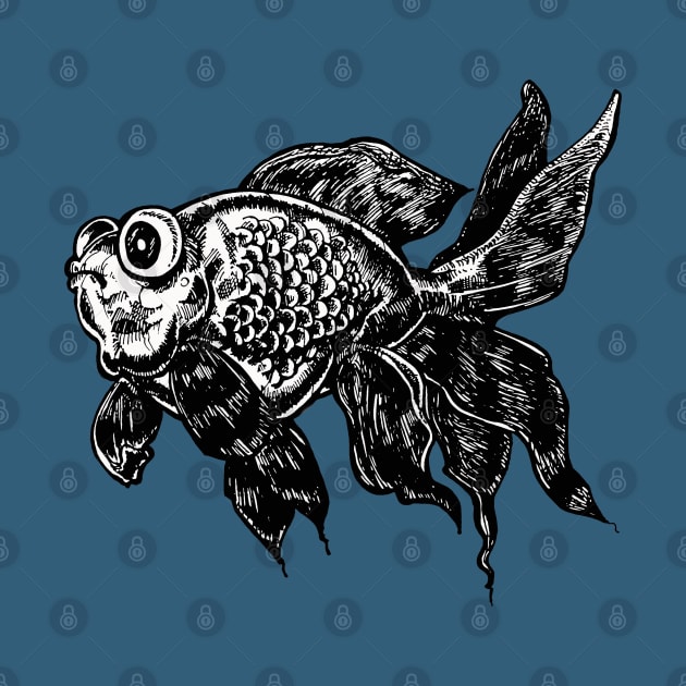 Blackmoore Cartoon Goldfish by silentrob668