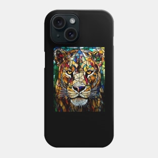 Female lion face Phone Case