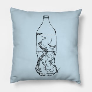 Bottled Octopus Pillow