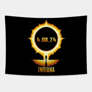 total solar eclipse 8 april 2024 INDIANA Tapestry