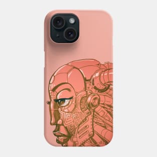 Robot Lady - Bubblegum Phone Case