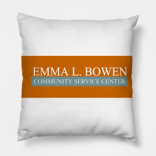 Emma L. Bowen Community Service Center logo T-shirt Pillow