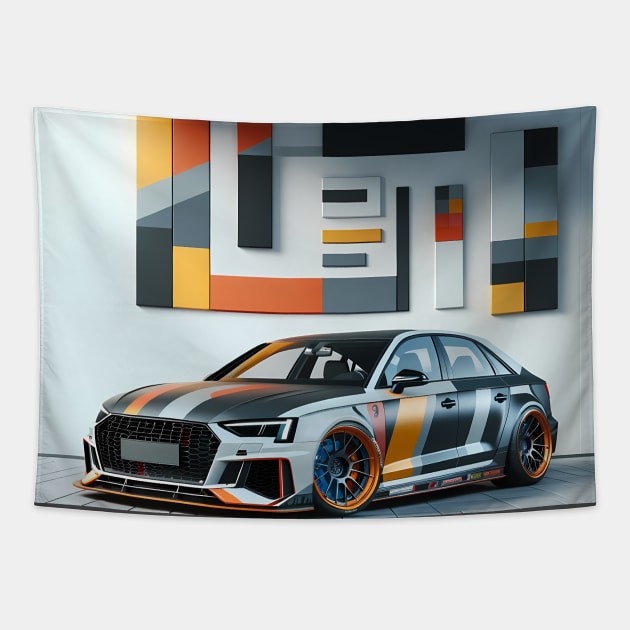 audi rs4 Tapestry by TaevasDesign