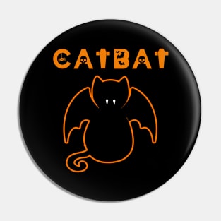 Funny Gifts for Halloween CatBat Pin