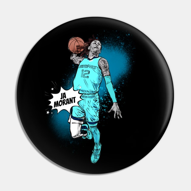 JA MORANT Pin by Basic Lee