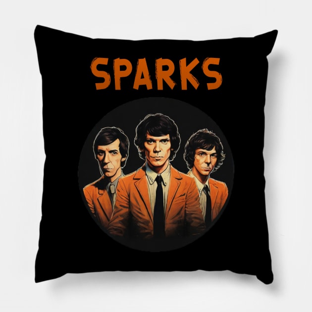 Sparks Pillow by Moulezitouna