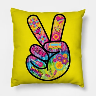 Peace, Love and Good Vibes Pillow