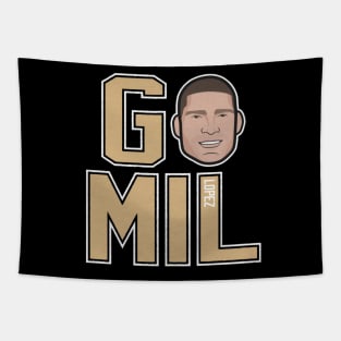 brook lopez go mil Tapestry