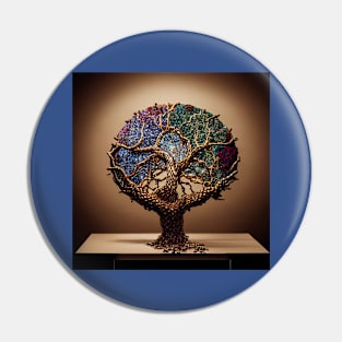 Yggdrasil World Tree of Life Pin