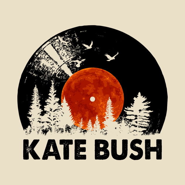 Kate Name Record Music Forest Gift by Mountain River Landscape