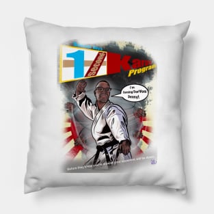 Silly Services five "One second Karate" Pillow