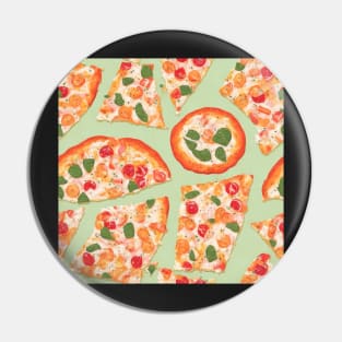 Pizza Pattern Pin