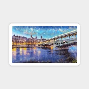 Midnight in Paris, Pont de Bir-Hakeim Magnet