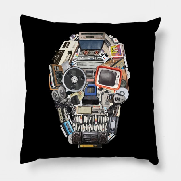 skull Pillow by BekimART