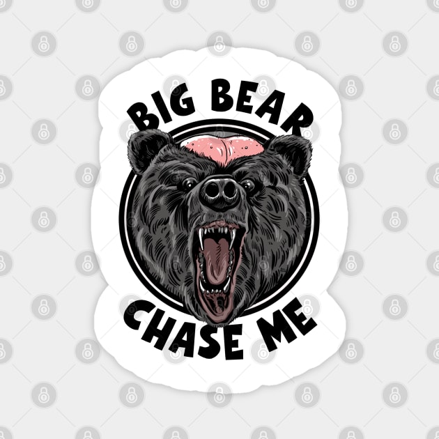 Bald-Headed Bear of Claire County Magnet by itsbillmain