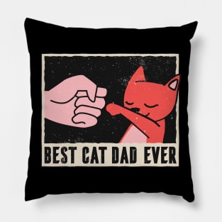 Best Cat Dad Ever Pillow