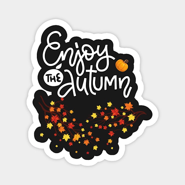 Welcome autumn Magnet by Totalove