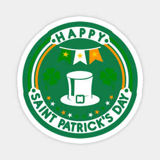 Happy Saint Patrick's Day-Saint Patrick's Day Tee Magnet