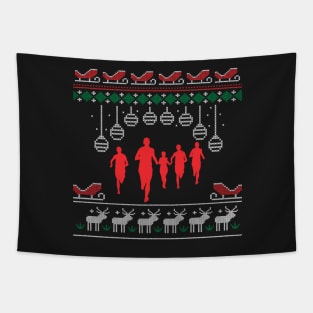 christmas marathon Tapestry