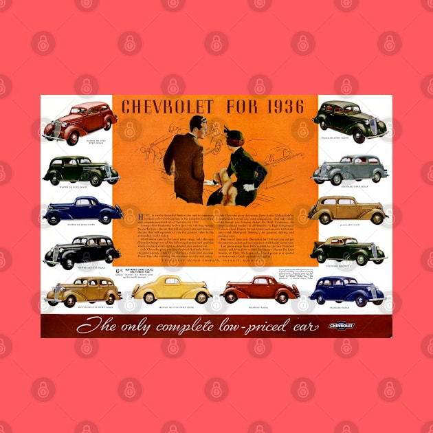 Vintage Ad Series: Chevrolet for 1936 by Jarecrow 