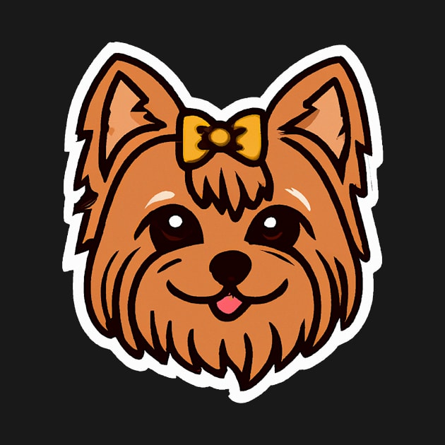 Kawaii Yorkshire Terrier Dog Lover Yorkie Retro by BetterManufaktur