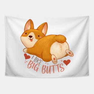 Corgi Butt 2 Tapestry