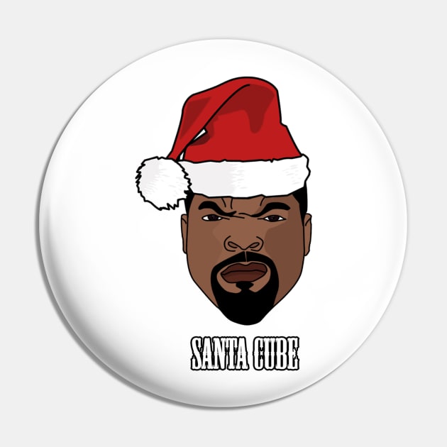 Santa Cube Pin by finnyproductions