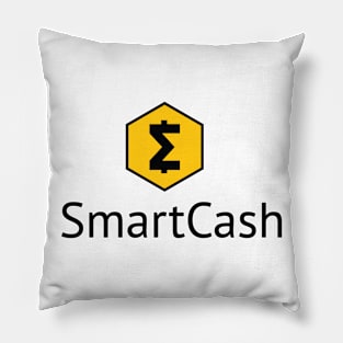 SmartCash Logo with Wordmark Pillow