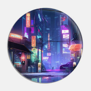 Neon City Pin