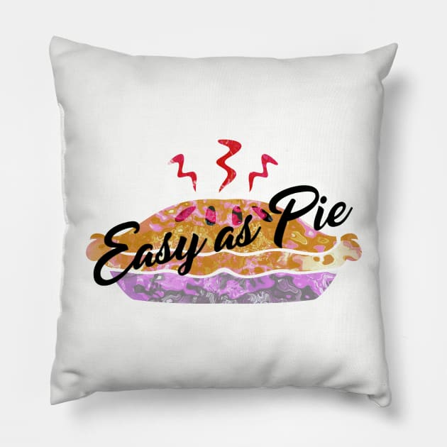 Easy as Pie Pillow by Leroy Binks