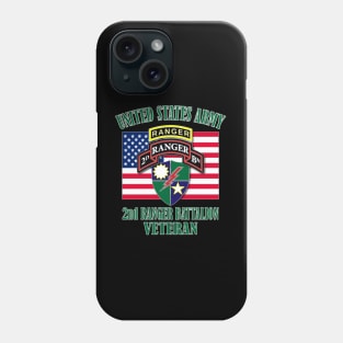 2nd Ranger Battalion- Veteran Phone Case