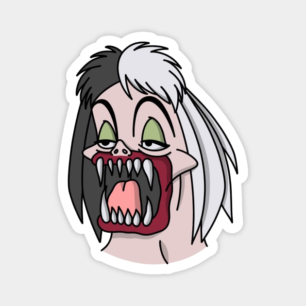 Sucky Cruella De Vil Magnet by robchick