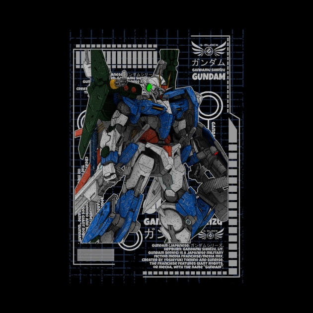 GN-001 Gundam Exia by gblackid