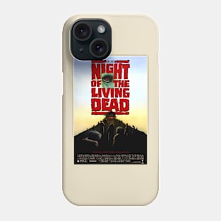 Classic Horror Movie Poster - Night of the Living Dead Phone Case