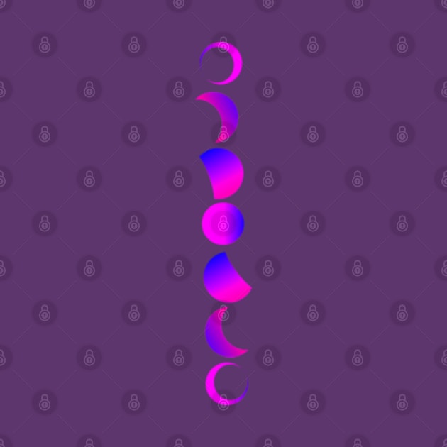 MOON PHASES, neon by RENAN1989