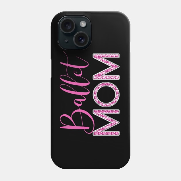 Luxe Pink Ballet Mom Phone Case by k8creates