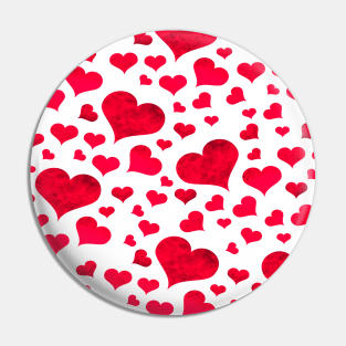 Valentine Heart Pattern Pin