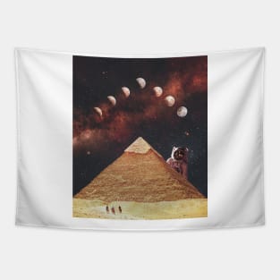 Pyramid in space -  Artwork Tapestry