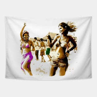 Beach Party Tapestry