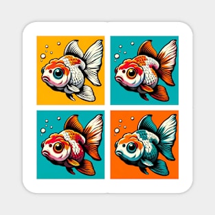 Pop Sarasa Comet Goldfish - Cool Aquarium Fish Magnet